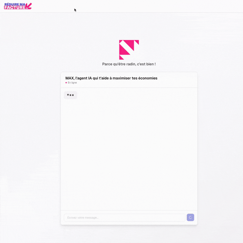 Lead chat reduire ma facture